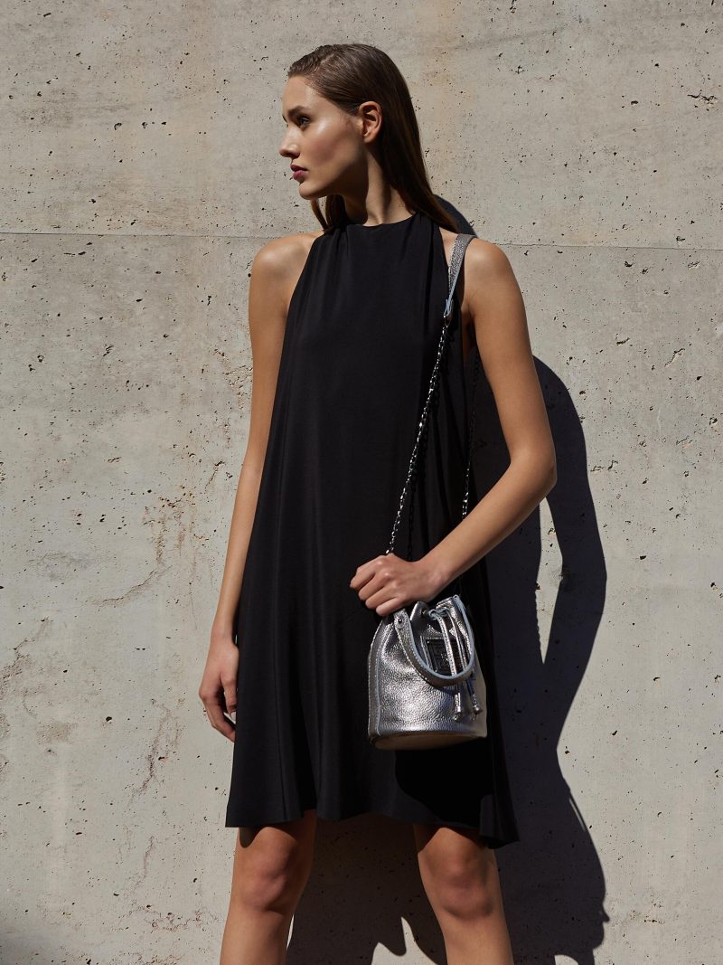 ETOS mini metallic leather