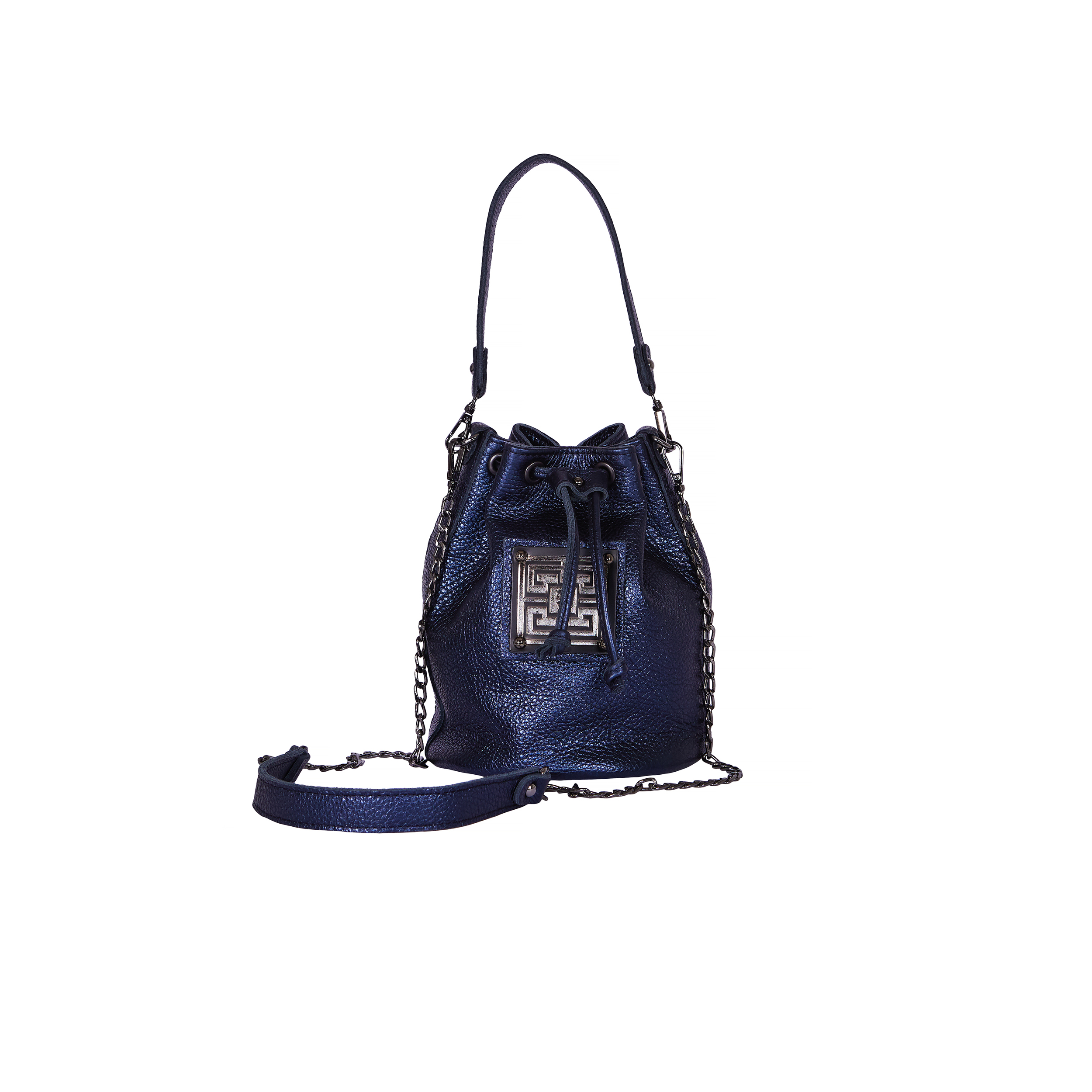 ETOS mini metallic leather