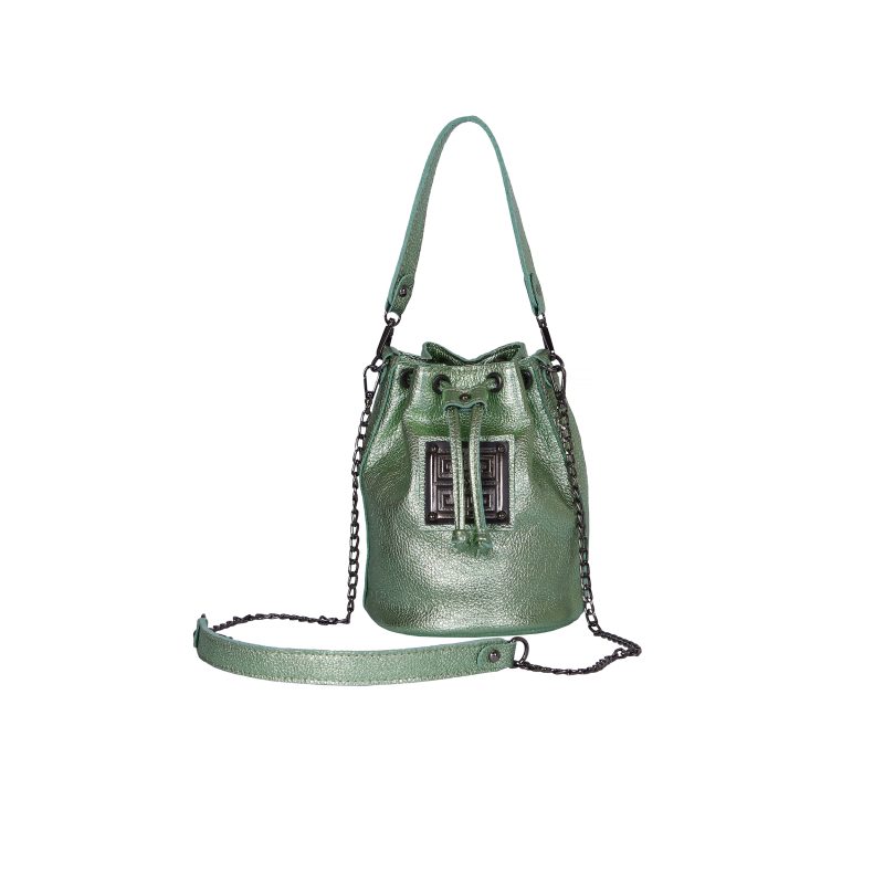ETOS mini metallic leather