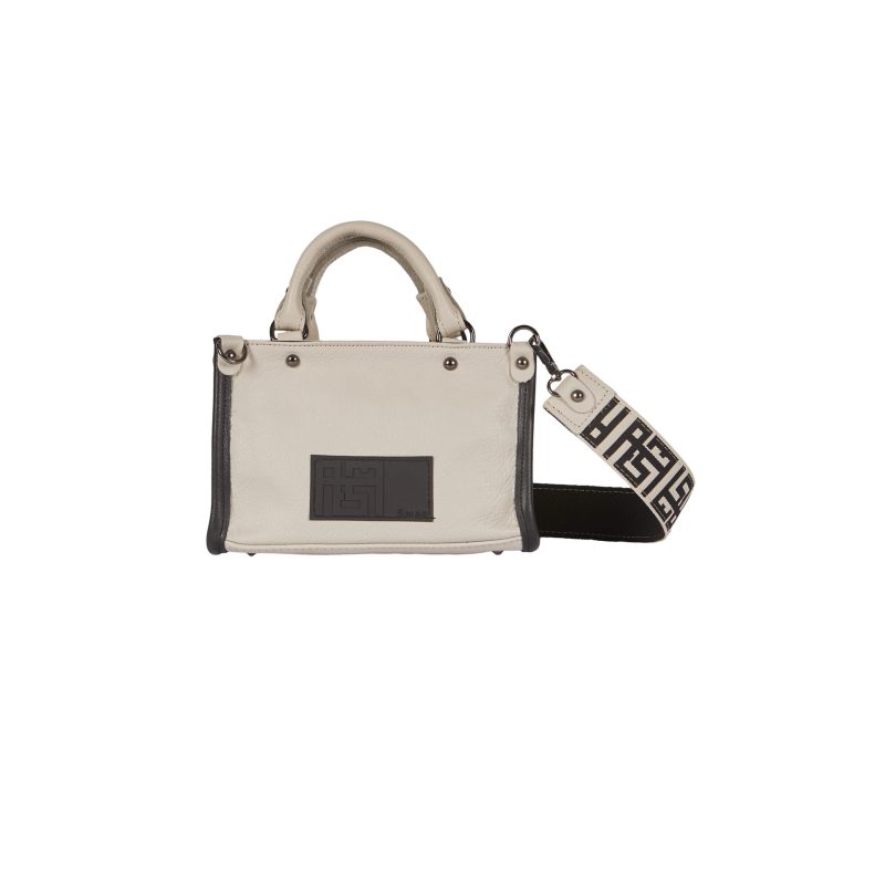 LITHOS mini multicolor logo leather