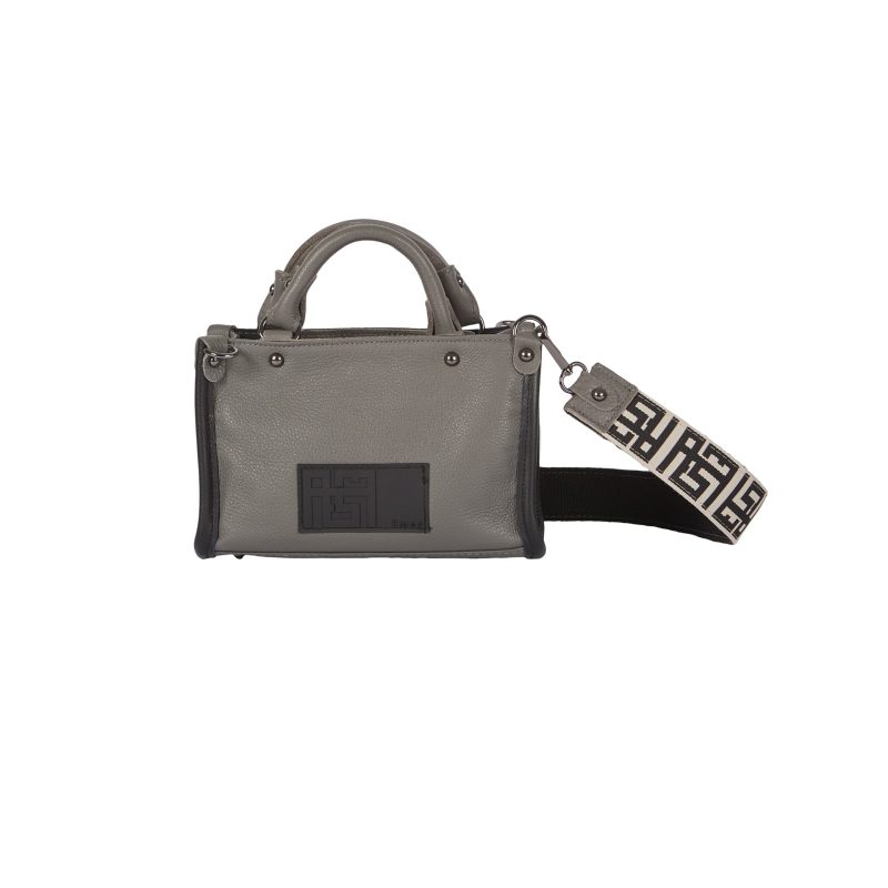 LITHOS mini multicolor logo leather
