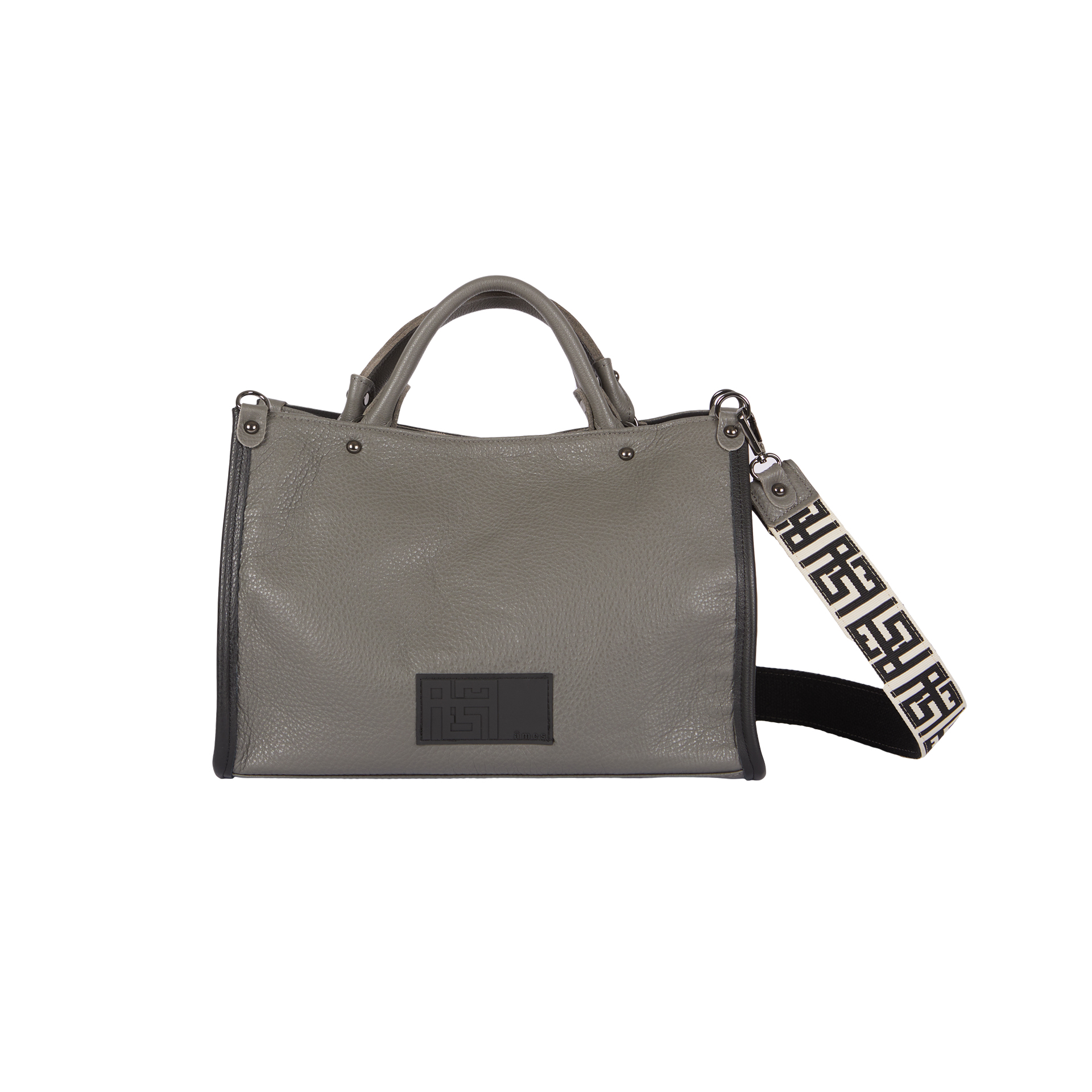 LITHOS multicolor logo leather